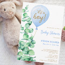 Zoek naar minimalist babyshower uitnodigingen Blauw