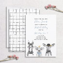 Recherche de quarantième noir et blanc invitations Pour enfants