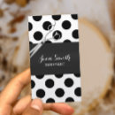 Recherche de pois blanc cartes visite Coiffeur