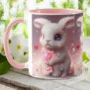 Recherche de rabbit tasses Rose