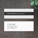 Recherche de rayures noires et blanches cartes visite Simple