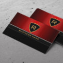 Recherche de rouge royal cartes visite Monogramme