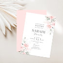 Recherche de blush pink baptême invitations Rose vif