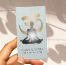 Recherche de professeur de méditation cartes visite Élégant