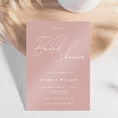 Recherche de minimal bridal shower invitations Simple
