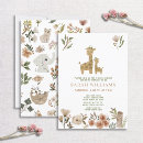 Recherche de safari baby shower invitations Girafe