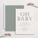 Recherche de dots baby shower invitations Moderne