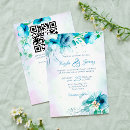 Recherche de bleu turquoise invitations Aquarelle