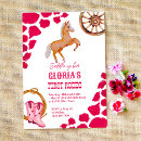 Recherche de cowgirl anniversaire invitations Saddup