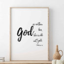 Zoek naar binnen posters God is binnen haar