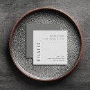 Recherche de simplicité cartes visite Moderne