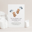 Recherche de twin bears invitations Pour enfants