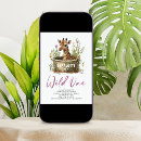 Recherche de de girafe anniversaire invitations Safari