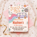 Recherche de rétro arc en ciel invitations Pastel