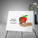Recherche de grande pomme vœux cartes Teacher