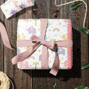 Recherche de motif en pastel papier cadeau Girl