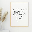 Recherche de mains posters Gratitude