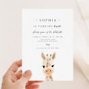 Recherche de de girafe anniversaire invitations Fille 1er anniversaire