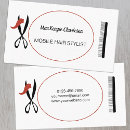 Recherche de stylistes cartes visite Coiffeuse