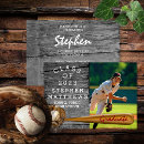 Recherche de joueur de baseball invitations Diplômé