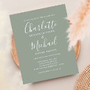 Recherche de feuille sèche invitations Vert sauge