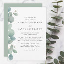 Recherche de watercolor eucalyptus mariage invitations Nature