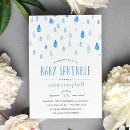 Zoek naar regendruppels uitnodigingen Waterverf