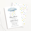 Recherche de nuage de pluie invitations Mother to be