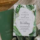 Zoek naar watercolor leaves wedding uitnodigingen Bride