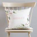Recherche de pink floral coussins Monogramme