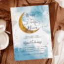 Recherche de lune invitations Moderne