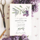 Recherche de nuptiales de douche invitations Violet
