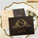 Recherche de black and gold foil invitations Noir et or