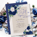 Recherche de navy quinceanera invitations Élégant