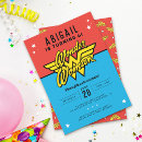 Recherche de wonder woman invitations Super héros