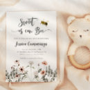 Recherche de abeille bébé invitations Aquarelle