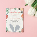 Recherche de bunny 1ans anniversaire invitations Mignonne