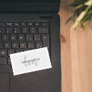 Recherche de monogramme moderne cartes visite Simple