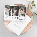 Recherche de love and thanks mariage remerciements cartes Noir et blanc