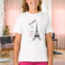 Recherche de tour eiffel de paris tshirts Girl