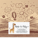 Recherche de boho safari baby shower invitations Girafe