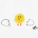 Recherche de poussin jaune cartes postales Éclosion