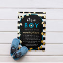 Recherche de pieds de bébé bleu invitations C'est un garçon