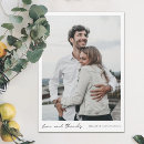 Recherche de love and thanks mariage remerciements cartes Moderne