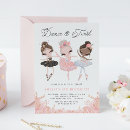 Recherche de de ballet anniversaire invitations Danse et twirl