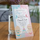 Zoek naar cute gender reveal uitnodigingen Roze