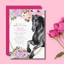Recherche de chevaux noirs invitations Pour enfants