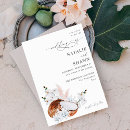 Recherche de corail et blanc invitations Moderne