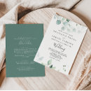 Recherche de faire part de eucalyptus mariage invitations Mariée