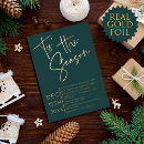 Recherche de de saison vœux cartes Typographie